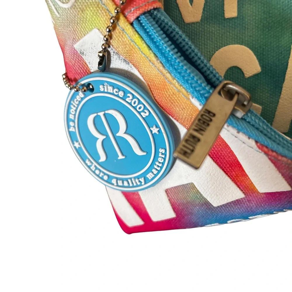 Robin Ruth Jamaica City Slouch Bag Large Vibrant Tie Dye Design‎